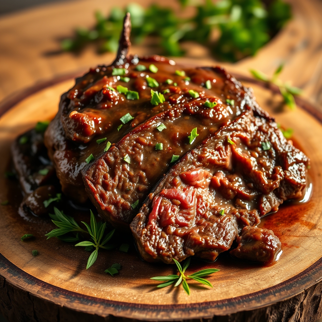 Slow Cooker Beef Chuck Steak