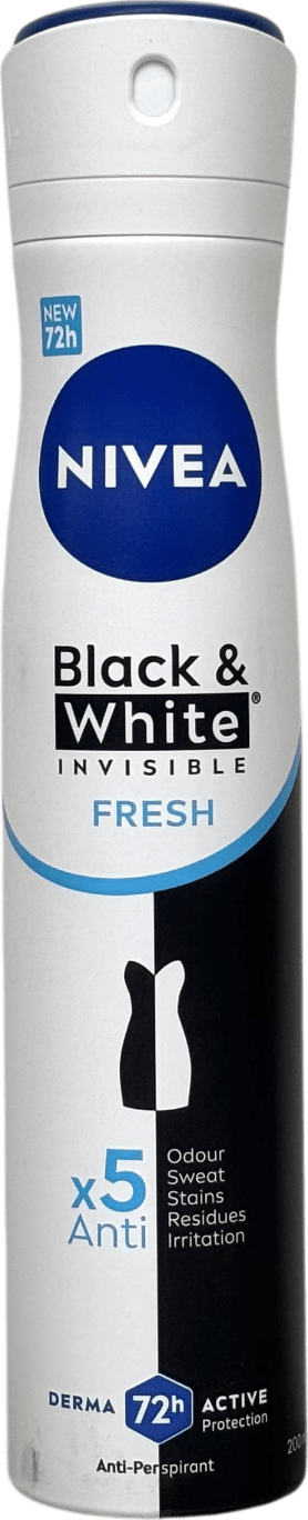Black & White Invisible Fresh