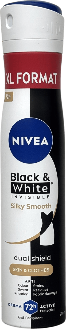 Black & White Invisible Silky Smooth