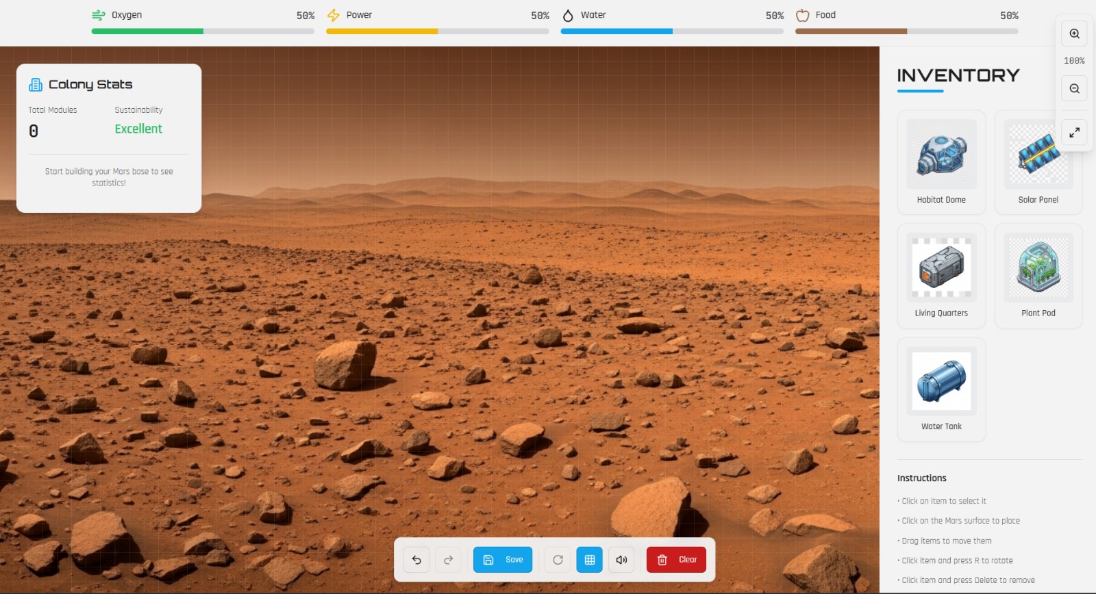 Demo screenshot
