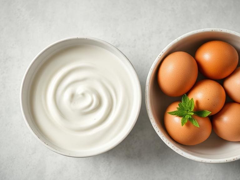 Large Eggs substituted with Yogurt