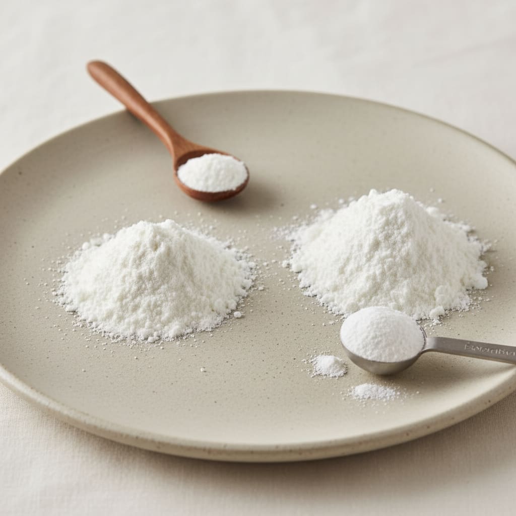 Cornstarch substituted with Arrowroot Powder