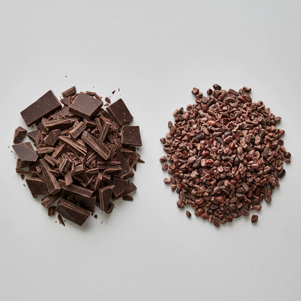 Cocoa Nibs substituted with Chopped Dark Chocolate
