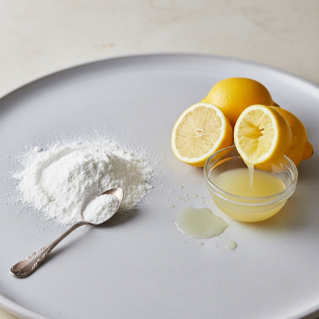 Lemon Juice substituted with Cream of Tartar