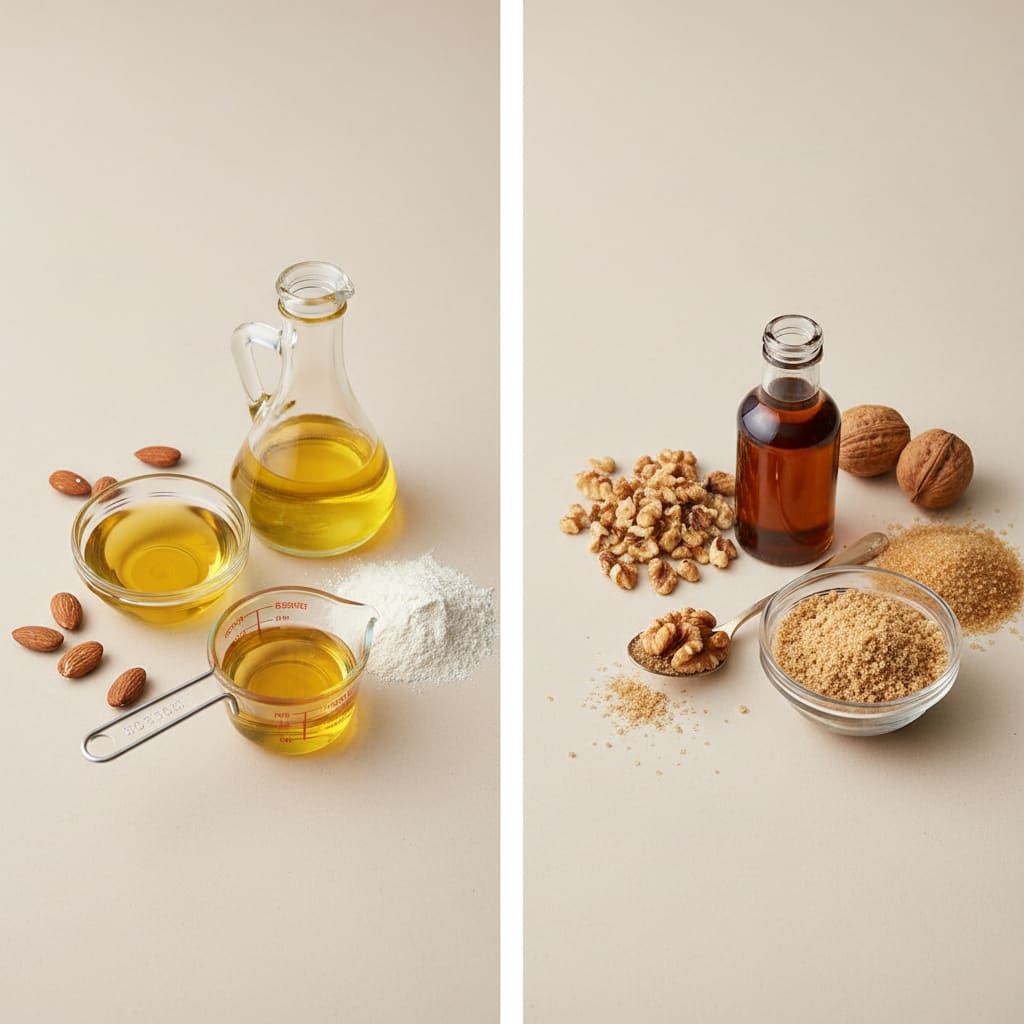 Walnut Oil substituted with Vegetable Oil