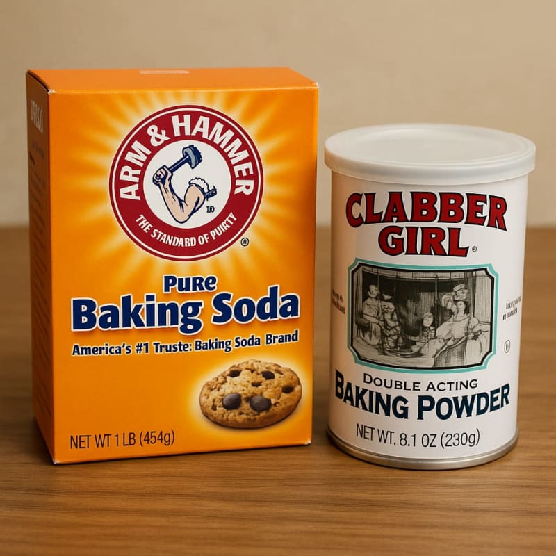 Baking Powder substituted with Baking Soda