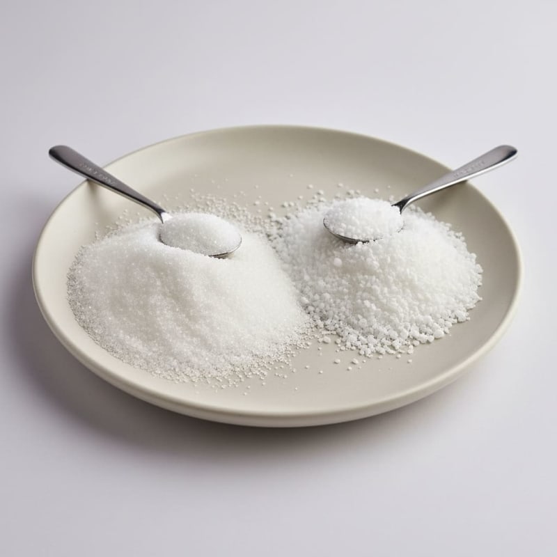 Erythritol substituted with Granulated Sugar