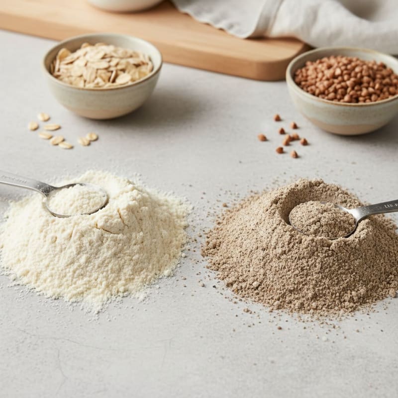 Buckwheat Flour substituted with Oat Flour