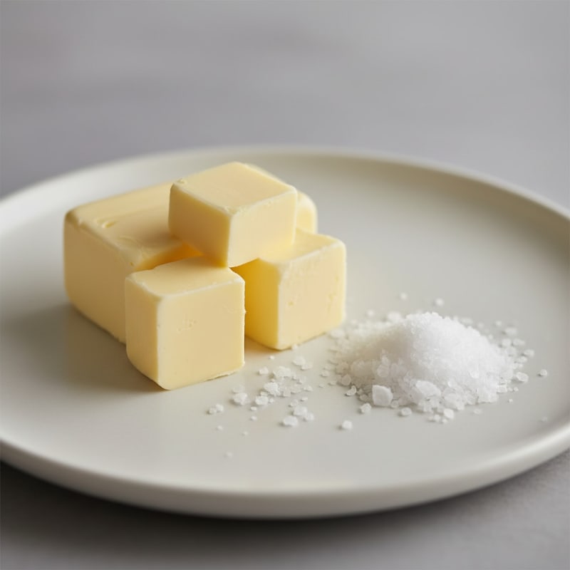 Salted Butter substituted with Unsalted Butter + Salt