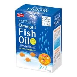 フィッシュオイル Fish Oil オメガ3 OMEGA3 グミ Gummy サプリメント Supplement DHA & EPA 200mg 100粒 400g < 4g × 25粒 × 4袋 >