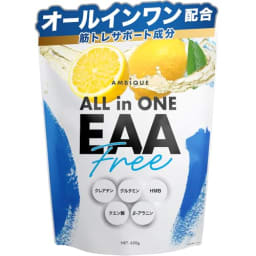 オールインワンEAA BCAA クレアチン グルタミン クエン酸 HMB アンビーク 必須アミノ酸9種配合 国産 (620g, レモン)