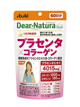 ディアナチュラスタイル プラセンタ×コラーゲン (60日分) アサヒ サプリ Dear-Natura 国内工場で生産 パウチ