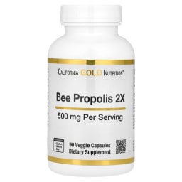 California Gold Nutrition ビープロポリス 2X 濃縮抽出物 500mg ベジカプセル90粒