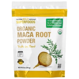 California Gold Nutrition スーパーフーズ 有機ペルー産マカルート パウダー 240g