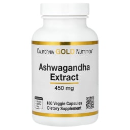 California Gold Nutrition アシュワガンダ 450mg ベジカプセル180粒