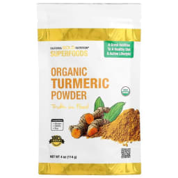 California Gold Nutrition スーパーフーズ オーガニック ターメリックパウダー 114g
