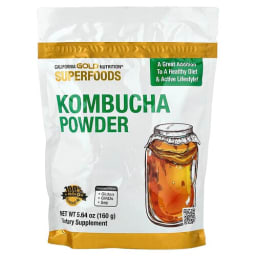 California Gold Nutrition スーパーフーズ コンブチャパウダー 無香料 160g