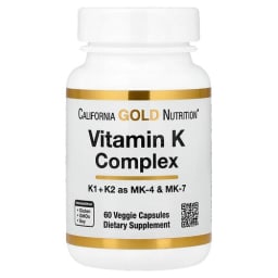 California Gold Nutrition ビタミンK コンプレックス ベジカプセル60粒