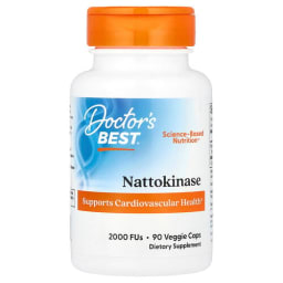 Doctor's Best ナットウキナーゼ 2,000 FUs ベジカプセル90粒