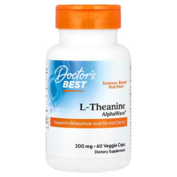 Doctor's Best L-テアニン AlphaWave® 200mg ベジカプセル60粒