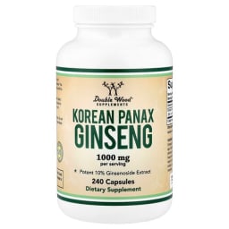 Double Wood Supplements コリアンパナックスジンセン 240カプセル（1カプセルあたり500mg）