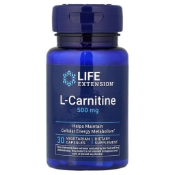 Life Extension L-カルニチン 500mg ベジタリアンカプセル30粒
