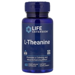 Life Extension L-テアニン ベジタリアンカプセル60粒(1粒あたり100mg)