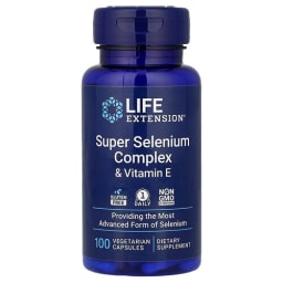 Life Extension スーパーセレニウムコンプレックス&ビタミンE ベジタリアンカプセル100粒