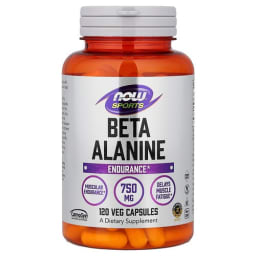 NOW Foods スポーツ、ベータ-アラニン、エンデュアランス、ベジカプセル120粒(1粒750mg)