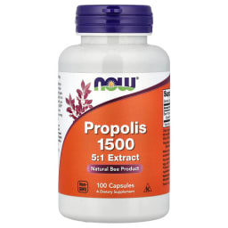 NOW Foods プロポリス 1500、300mg、100粒