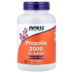 NOW Foods プロポリス 2000、5:1 抽出物、ソフトジェル90粒(1粒あたり400mg)