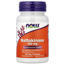 NOW Foods ナットウキナーゼ 100mg ベジカプセル60粒