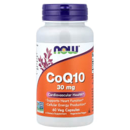 NOW Foods CoQ10 30mg ベジカプセル60粒