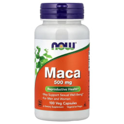 NOW Foods マカ 500mg ベジカプセル100粒
