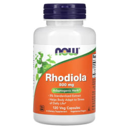 NOW Foods ロディオラ 500mg ベジカプセル120粒