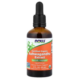NOW Foods オーガニック認証 アシュワガンダ エキス 液体 59ml