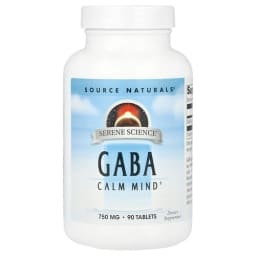 Source Naturals Serene Science® GABA 750mg タブレット90粒