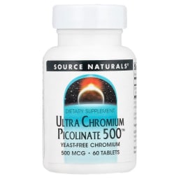 Source Naturals ウルトラクロミウムピコリネート500™ 500mcg タブレット60粒