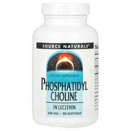 Source Naturals フォスファチジルコリン イン レシチン 420mg ソフトジェル90粒