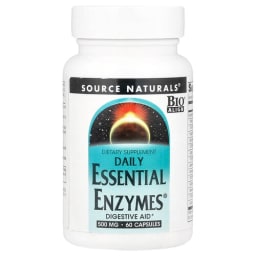 Source Naturals、デイリー エッセンシャル エンザイムス®、500 mg、60粒