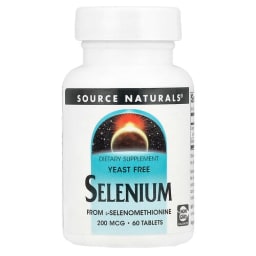 Source Naturals セレニウム 200mcg タブレット60粒（酵母フリー）