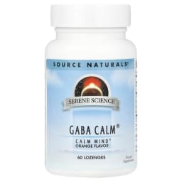 Source Naturals, Serene Science®, GABA Calm®, オレンジ味, ロゼンジ60粒