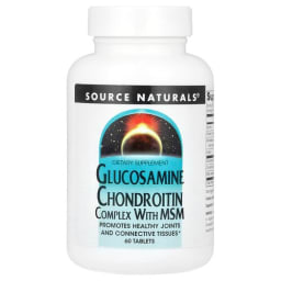 Source Naturals グルコサミン コンドロイチン コンプレックス With MSM タブレット60粒