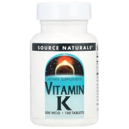 Source Naturals ビタミンK 100タブレット