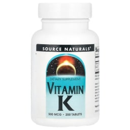 Source Naturals ビタミンK 500mcg タブレット200粒