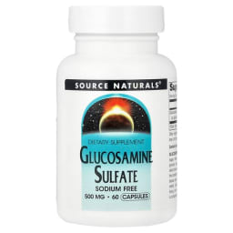 Source Naturals グルコサミン硫酸塩 ナトリウムフリー 500mg 60粒