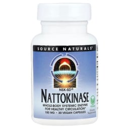 Source Naturals NSK-SD® ナットウキナーゼ 100mg ビーガンカプセル30粒