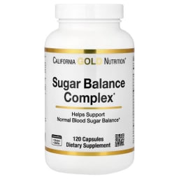 California Gold Nutrition シュガーバランスコンプレックス クロミウム配合 120粒