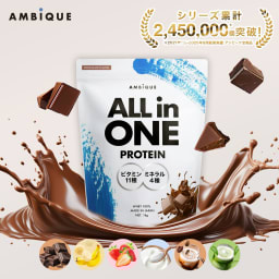 初心者でもはじめやすい"オールインワン"【アンビーク / AMBIQUE】オールインワン プロテイン 1kg 置き換え ダイエット ビタミン ミネラル配合 ホエイプロテイン サプリ 筋トレ マルチビタミン 送料無料 国産 高配合 ダイエット 溶けやすい 飲みやすい 美味しい