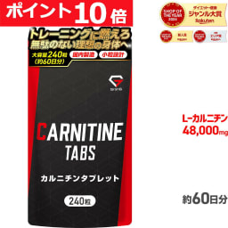 【LINE200円OFFクーポン×ポイント10倍】グロング GronG カルニチン タブレット 240粒 約60日分 L-カルニチン サプリメント